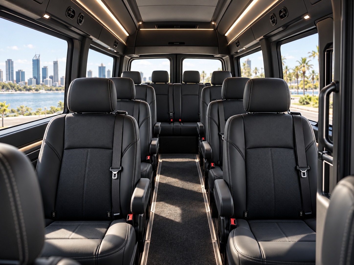 Sprinter 12 seater VS30 interior
