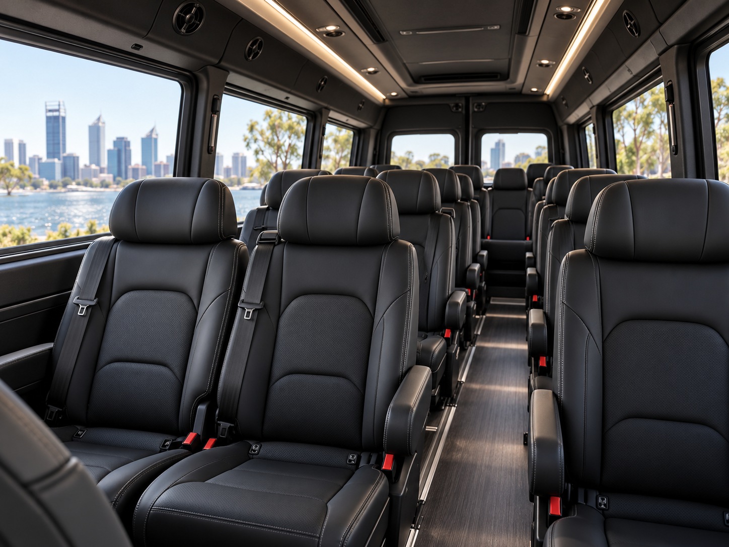 Sprinter 14 seater VS30 interior